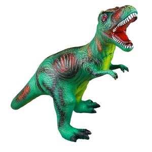 HS TOY 2023, venta al por mayor, Animal <span class=keywords><strong>de</strong></span> peluche personalizado, <span class=keywords><strong>juguete</strong></span> suave, Tyrannosaurus <span class=keywords><strong>Rex</strong></span>, Pterosaurio Triceratops, dinosaurio hecho <span class=keywords><strong>de</strong></span> plástico duradero - Product Image 1