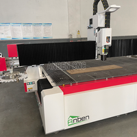 Machine de fraisage CNC 3 axes ANBEN 2650 pour le travail du bois et l'industrie du meuble, broche simple, commande PLC, broche 9KW