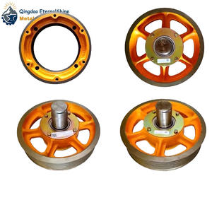 ล้อขับเคลื่อนลิฟต์ทันสมัยของโตชิบา รอกดึงลิฟต์ สำหรับวิลล่า โรงแรม ห้องครัว ทางเข้า โรงงาน ซ่อมบำรุงลิฟต์ โรงพยาบาล - Product Image 1