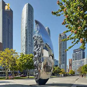 Chất lượng cao tùy chỉnh kích thước ngoài trời thép không gỉ Tượng điêu khắc để bán - Product Image 2