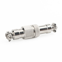 Enchufe de aviación GX12 chapado en oro de grado industrial-Conector de núcleo chapado en oro de grado industrial 2 3 4 5 6 7-macho/hembra