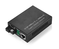 1.25G 10/100/1000Base-Tx to 1000Base-FX Media Converter Fiber Optic Equipment
