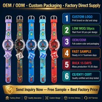 Meilleure Vente 2026 : Montre Numérique pour Enfants Robot Éolienne Tournante à LED 7 Couleurs, Lumière Tactile Arc-en-ciel, Vente en Gros OEM, Cadeau