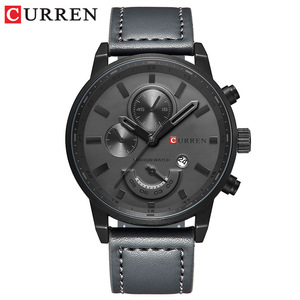 Montre à quartz analogique en cuir Curren 8217 pour femme, style décontracté, sport, luxe, charme - Product Image 2