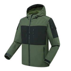 Giacca Bomber Scarab Autunno/Inverno in Tessuto Sharkskin, Antivento, Impermeabile, Isolata Termicamente, con Cappuccio, Unisex - Product Image 4