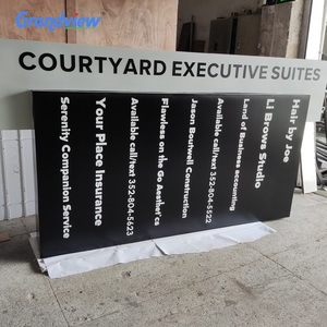 Outdoor Led Pylon <strong>Sign</strong> Light Box Modern Monument <strong>Sign</strong> Design for Advertising - Product Image 2
