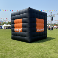 Ballon publicitaire gonflable en PVC en forme de cube flottant à l'hélium BOYAN Parade pour décorations d'événements