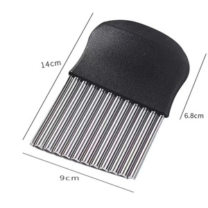 En gros, Couteau à découper les légumes ondulés en acier inoxydable, pour la maison et la cuisine, ustensile de découpe fantaisie - Product Image 4