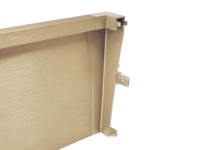 Profilé en aluminium pour plinthe lumineuse LED T5 à longueur personnalisée, installation en surface, pour décoration intérieure