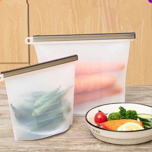Bags Peva Food Storage Bag Food Storage Bag Zipper BPA Free Liquid Bags Stand Up Pouch Eco-friendly Silicon Zipper Sandwich Bags PEVA Food Storage Bag