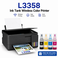 Imprimante jet d'encre couleur sans fil L3358 neuve, tout-en-un, avec réservoir d'encre ECO, pour la maison et le bureau, copieur, scanner, système de réservoir d'encre