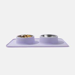 Mangeoire pour chiens et chats en silicone réglable, écologique, anti-déversement, grande capacité, avec bols à alimentation lente - Product Image 2