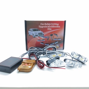 Nouveau 12V 6000K LED <span class=keywords><strong>clignotant</strong></span> réseau Grille lumière avant lampe stroboscopique avertissement pour voitures et camions phares LED - Product Image 3