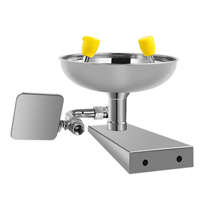 Estación de Lavado de Ojos de Emergencia para Montar en la Pared con Cubierta Antipolvo Fija - Product Image 3