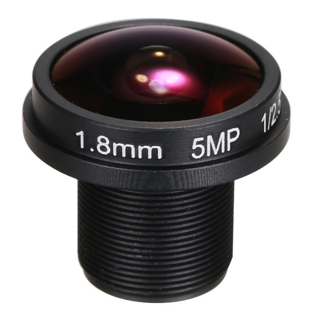1.8mm Fisheye Megapixel IR M12 Mount 1/2.5" F2.0 for CCTV IP Camera 180 Degree Wide Viewing Angle Panoramic CCTV Camera Lens