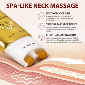 IKZEE 120g AH-8 Creme Firmador para o Pescoço com Rolo para Tonificar, Levantar, Reparar a Pele, Hidratação Profunda e Suavizar - Product Image 3