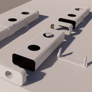 Système hydroponique NFT à canaux pour culture de fraises et de laitues, avec support pour plantes - Product Image 5