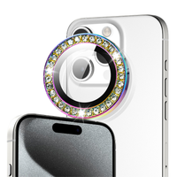 Protecteur d'objectif d'appareil photo diamant Iphone 17 air Protecteur d'appareil photo pour iPhone 15 14 13 12 11 Film protecteur