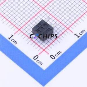 YTS-C017-1B Tactile Switch Through hole Component (THT) Switch Single Pole Single Throw Round Button 1.6N Right Angle Insert - Product Image 2