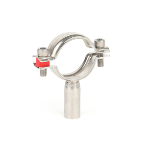 Sanitaria de <span class=keywords><strong>acero</strong></span> inoxidable <span class=keywords><strong>maleable</strong></span> de la tubería de agua perchas y abrazaderas - Product Image 3