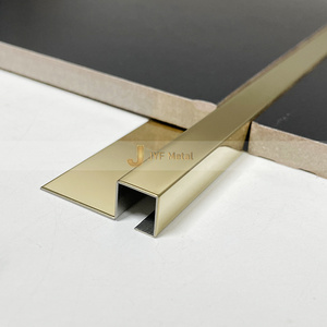 LL271 Custom R Shape Stainless Steel Metal Profile Shape Edge Curved <b>Corner</b> <b>for</b> Outside Shaped Tile <b>Trim</b> - Product Image 4