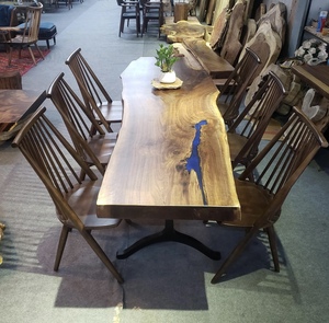 Kỳ Lạ sống cạnh bàn ăn gỗ rắn đặt 4-6-8-10-12 chỗ ngồi được sản xuất tại nhà máy Việt Nam WhatsApp + 84 - Product Image 2