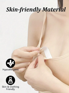 Women Skin Friendly Non Slip Magic Double Sided Transparent Invisible Body Clothing Tape for Apparel Lingerie Clothes <b>Heel</b> Tape - Product Image 4