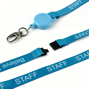 Retractable Badge Reel <b>Lanyard</b> Keychain ID Name Office Badge Holder Conference Card <b>Key</b> Reel Roller Clip <b>Lanyards</b> - Product Image 4