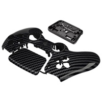 EXtremeRate Luna Coque avant personnalisée redessinée pour manette PS5 – Remplacement de la face avant