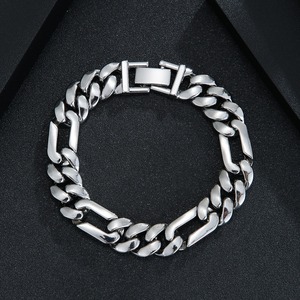 HY Nuova Collana Gioiello Fai-da-te Esagerata Hip-hop con Chiusura a Maglia Cubana Lucida 1:3, Bestseller Transfrontaliero - Product Image 4