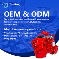 Moteur diesel 6 cylindres 4 temps Cumins neuf d'origine pour camion commercial 6BT 5.9L avec pompe et moteur certifié ISO 9001
