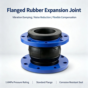 KXT-16 Type Flange Rubber Flexible Joint Fire Water Pump Pipeline Shock-Absorbing Hose Connector DN50-DN300 Customizable 1.6MPa - Product Image 5