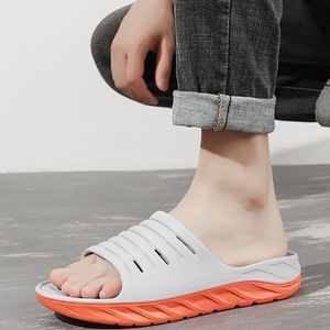 Tongs <span class=keywords><strong>orthopédiques</strong></span> pour hommes grandes tailles avec soutien de la voûte plantaire, semelle épaisse, amortissantes, antidérapantes, pour la plage, la maison et la récupération - Product Image 2