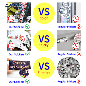 Ngoài trời UV Vinyl không thấm nước tùy chỉnh in ấn nhãn dán cá nhân Chất lượng cao nhãn dán biểu tượng tùy chỉnh chết cắt Vinyl Nhãn dán - Product Image 2