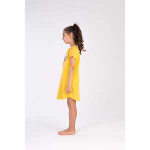 Vestido Túnica Ovalado para Niñas, Manga Corta con Cuello, Tallas 3-4/9-10 - Product Image 3