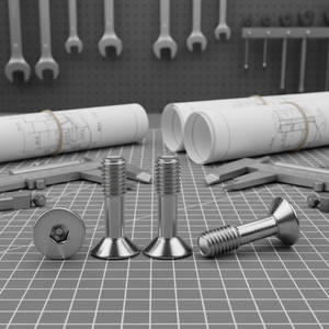 สกรูหัวหกเหลี่ยมแบบฝัง ผลิตจากสแตนเลสโดยตรงจากโรงงาน บริการขึ้นรูป CNC ขัดเงา หล่อขึ้นรูป รับผลิตแบบ OEM - Product Image 2