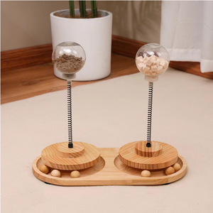 Libérez le potentiel de réflexion de votre chaton avec des jouets interactifs pour chat en bois massif, forme personnalisée et utilisation facile - Product Image 5