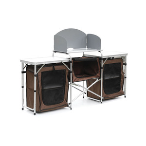 Equipo de Cocina Portátil de Aluminio para Exteriores, Juego de Utensilios de Cocina Plegables para Acampar - Product Image 1