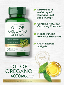 Gélules d'huile d'origan International Health Winner - Antioxydant, Renforce l'immunité, Soutien beauté, 60/90/120 unités, Prix usine - Product Image 4