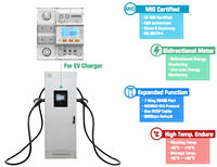 Compteur de puissance DC Acrel DJSF1352-D-600 pour borne de recharge de véhicules électriques avec certification MID DC0.-1000V avec shunt 600A
