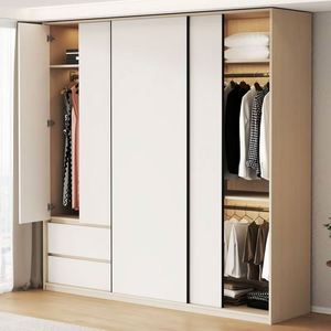 Ropa de madera personalizable para el hogar, oficina, dormitorio, PVC, armarios de madera personalizables - Product Image 2