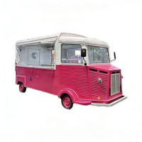 Ensemble complet de camion de restauration de crème glacée avec machines à crème glacée molle et dure