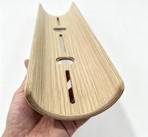 Factory Custom Steam Bent Wood Chair <b>Frame</b> CNC Curved Furniture Parts Solid Oak Walnut OEM ODM Wholesale FSC Certified - Product Image 3