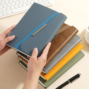 Libreta de Cuero Tri-Plegable Lx-0523, Libreta Portátil para Oficina y Negocios, Encuadernación Inalámbrica Perfecta, Papel Daolin 80gsm, Cubierta 80gsm - Product Image 2