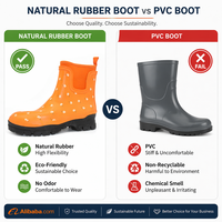 Bottes de pluie antidérapantes en caoutchouc robustes pour femmes, chaussures de jardin imperméables à la cheville, semelle robuste à haute adhérence, chaussures de travail d'extérieur