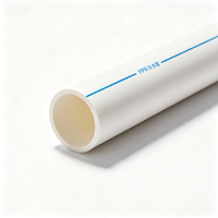 Tuyau d'eau MPP de 20-160 mm fourni par l'usine, tube de plomberie en plastique pour eau froide, résistant à la chaleur et à la corrosion, solution de canalisation