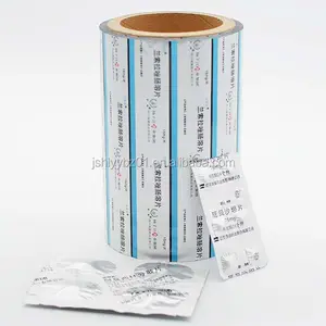 Folha de filme composto de folha de alumínio de alta qualidade e fácil de rasgar para embalagem de comprimidos