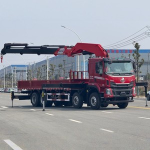 Camion grue articulée Shacman F3000 6x4 de 16 tonnes, chargeur de camions pliable de 20 tonnes pour la construction de ponts - Product Image 5