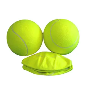 קוטר מותאם אישית 9.5 אינץ' 24 ס""מ מתנפח אוויר ג'מבו אוברסייז כדור טניס לכלבים בגודל גדול