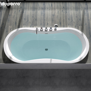 Portable Stand Shower <strong>Japanese</strong> Deep <strong>Soaking</strong> <strong>Tub</strong> for Adults Acrylic Drop-in Bathtub Acrylic &amp; Fiberglass,acrylic Oval Modern CE - Product Image 3